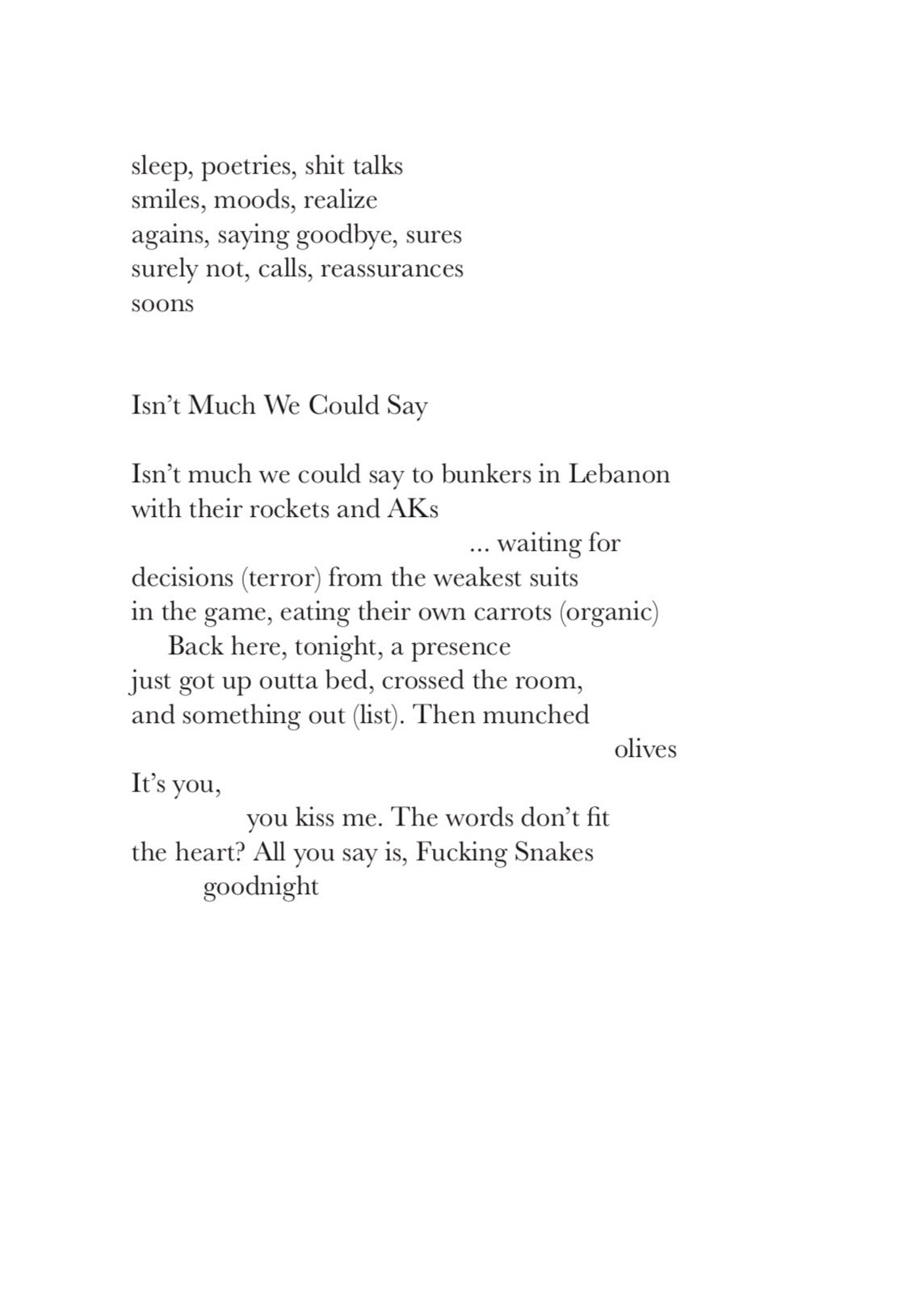A Few Feelings Before We Leave by Bradley King
